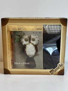 Vintage Aronelle Latch Hook Kit Owl Wall Hanging – Complete & Unused - Picture 1 of 8