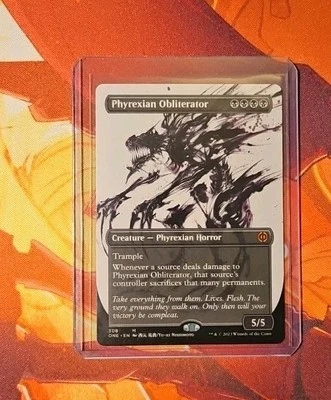 MTG English Phyrexian Obliterator (Showcase) NM Normal Phyrexia: All Will Be One - Image 1 of 2