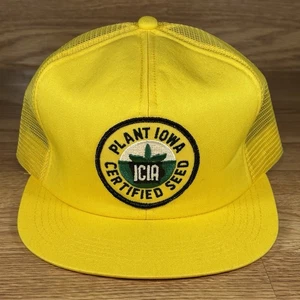 Vintage Plant Iowa K-Products Mesh Snapback Trucker Hat Cap - Picture 1 of 6
