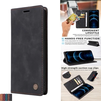 Wallet Case Flip Magnetic Leather Cover For Huawei Y9 Prime Honor 10 Lite 9x - Image 1 of 4