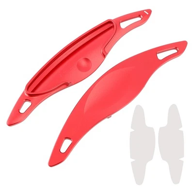 Steering Wheel Paddle Shifter Extension For Hyundai Elantra i30 Aluminium Red A1 - Image 1 of 4