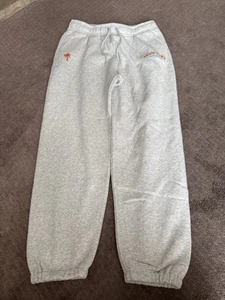 Abercrombie & Fitch Women’s Palm Tree Crew Light Grey Sweatpants Size L $80 - Picture 1 of 4