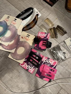 3 paquetes de pinzas para el cabello Goody® pasadores clásicos 3 y 3 peines de plátano todo nuevo pasador Foto 1 de 4