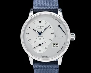 Glashutte Original 1-65-01-22-12-64 PanoReserve Manual Wind SS Silver Dial - Picture 1 of 8