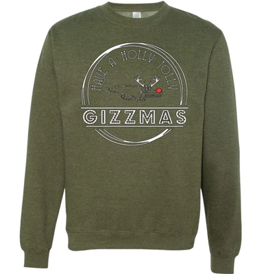 King Gizzard And The Lizard 巫师乐队绿色毛衣 Happy Holiday BM2059 — 第 1/2 张图片