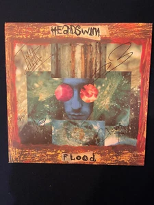 Headswim Flood Limited Edition Yellow Vinyl Band Signed Cover MINT - Picture 1 of 1