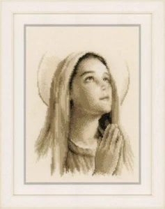 Vervaco gezähltes Kreuzstich-Set Heilige Maria 8" x 10" - Bild 1 von 1