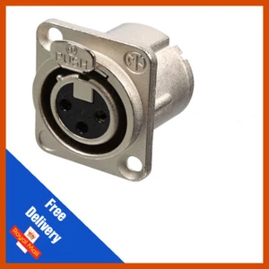 NEUTRIK NC3FD-LX-HA XLR BUCHSE BUCHSE CRIMP - Bild 1 von 1