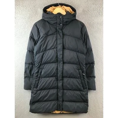 prana длинный вниз пуховик куртка женщин XS с капюшоном - Изображение 1 из 4