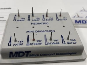 MDT Dental 1 The Pediatric Mini-Diamanti Kit/12 8 frese e base autoclavabile - Foto 1 di 6