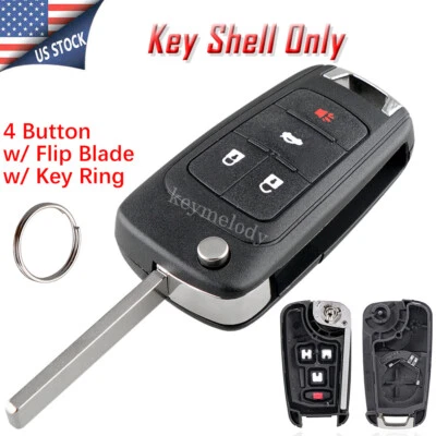 for Chevrolet Equinox Key Fob Case Cover 2010 2011 2012 2013 2014 2015 2016 2017 - Image 1 of 4