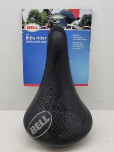 *LEGGI* Bell Little Rider Ricambio Sedile Bici BMX Resistente Bambino/Giovane Nero - Foto 1 di 3