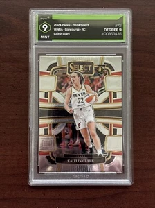 Caitlin Clark 2024 Panini Select Concourse Rookie Card 72 Degree 9 Mint - Picture 1 of 4