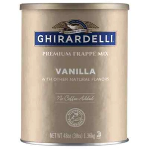 Ghirardelli 3 lb. Vanilla Flavored Frappe Beverage Base - Bild 1 von 2
