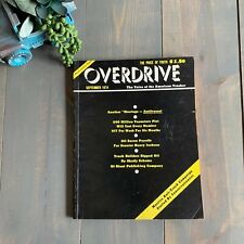 1974 September Overdrive Vintage Trucker Magazine Semi Truck Big Rig Collectible