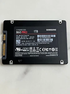 Samsung 860 PRO Series MZ-76P1T0 1TB SSD 2,5'' V-NAND SATA Solid State Drive - Bild 1 von 6