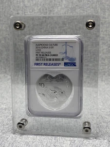 Crystal Acrylic Display Frame Protector Storage Box For NGC Coin Holder - Imagen 1 de 4