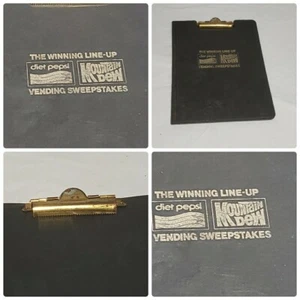 DIET PEPSI MT DEW SALES NOTEBOOK 1980'S CLIP - Picture 1 of 6