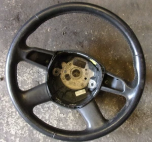 Audi 4F A6 Leather Steering Wheel Multifunction Orig. Audi - Picture 1 of 1