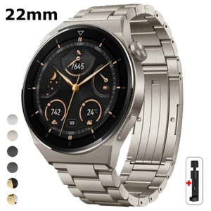 Correa de acero ultraligera de aleación de titanio para Huawei Watch 5Pro/GT4/GT3 22 mm - Imagen 1 de 19