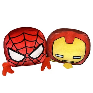 Spider-Man & Iron-Man Cubd Collectibles Soft Plush Stuffed Cube (Marvel, 2017) - Picture 1 of 3