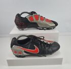 Nike Total 90 Strike 3 FG Vintage 2010 Black Football Boots UK 8 *VGC*