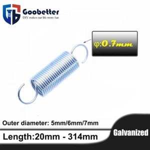 Expansion Spring Tension Extension Expanding Extending Springs Wire Dia 0.7mm - Picture 1 of 9