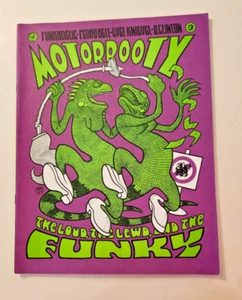MOTORBOOTY Magazine #4 1989 FUNKADELIC Evel Knievel Stooges God Bullies - Imagen 1 de 2