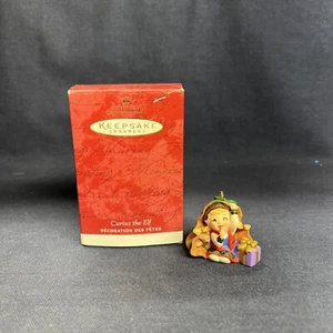 Hallmark Keepsake Ornament, Curious the Elf 2001, Promotional, Collector's Club - Picture 1 of 4