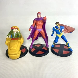 Disney Store Deluxe X/Men Figures Marvel Professor X Cyclops Magneto PVC 7cm x3 - Picture 1 of 9
