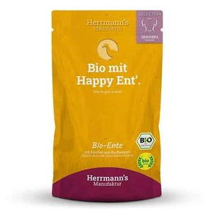 Herrmann´s Hundefutter Bio Ente Fenchel Buchweizen Futter 150Gr MHD ABGELAUFEN - Bild 1 von 1