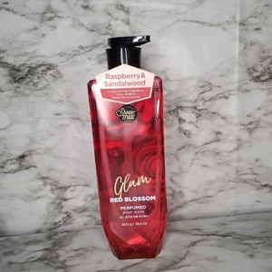 Shower Mate Glam Red Blossom feuchtigkeitsspendendes Duschgel 28,2 Oz. Himbeere Sandelholz - Bild 1 von 6