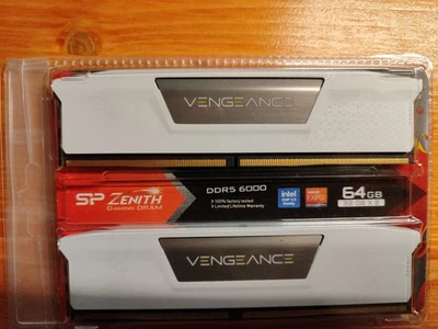 Corsair Vengeance RAM DDR5 32GB (2x16GB) 6000MHz CL36 - Immagine 1 di 2