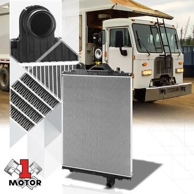 [2 filas] Radiador de núcleo de aluminio estilo OE para 08-15 Kenworth T660/Peterbilt 320 Foto 1 de 4
