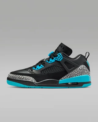 Jordan Spizike Low Men's Shoes in Black/Gamma Blue/Wolf Grey - Image 1 of 4