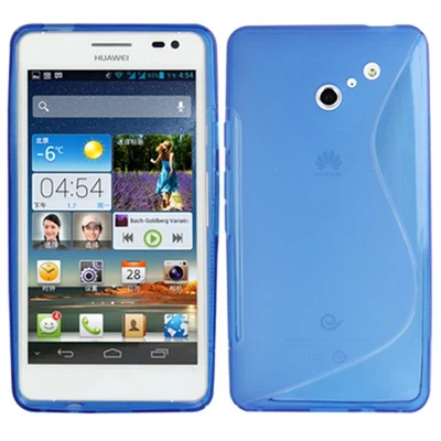 Custodia in TPU Blu S-Line per Huawei Ascend D2 - Immagine 1 di 4