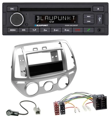 Blaupunkt USB MP3 Bluetooth DAB CD Autoradio für Hyundai i20 (12-14) man. Klima - Bild 1 von 4
