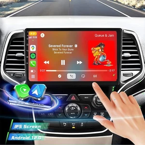 GPS Navigation Head Unit For 14-22 Jeep Grand Cherokee Carplay Car Stereo Radio - Picture 1 of 20
