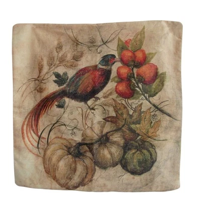 Funda de almohada con estampado de faisán Pottery Barn 20" x 20" Foto 1 de 4