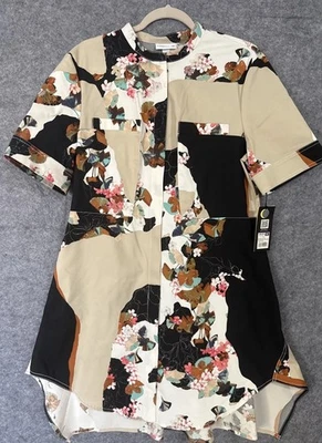 Vestido 3.1 Phillip Lim para Target bainha alta baixa floral tamanho XL novas etiquetas - Imagem 1 de 4