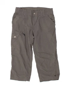 COLUMBIA Womens Straight Cargo Capri Trousers US 2 XS W25 L20 Grey Nylon CJ25 - Picture 1 of 3