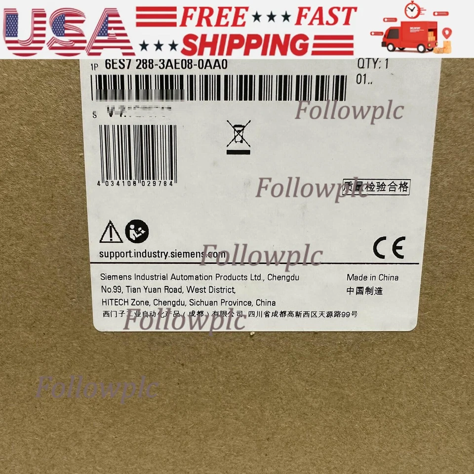 New Siemens 6ES7288-3AE08-0AA0 6ES7 288-3AE08-0AA0 S7-200 Analog input SM AI08 - Image 1 of 1