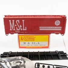 Accurail HO Scale Minneapolis & St Louis MSTL 40' AAR Steel Box Car Kit 3531