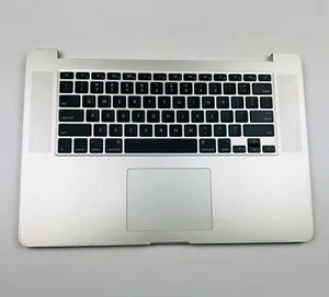 Palmrest Obergehäuse Tastatur (DE) Touchpad Akku für Apple MacBook Pro A1398 - Photo 1/4