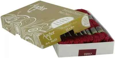 Anchor Embroidery Thread Stranded Cotton Threads Cross Stitch Hand Sewing Maroon - Image 1 of 4