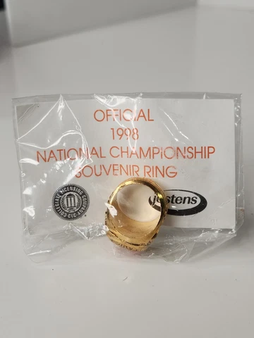 RARE Tennessee Vols Volunteers Football 1998 National Championship Souvenir Ring Cover
