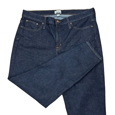 J Crew Toothpick Jeans Women's 32P Petite Blue Dark Wash 26" Inseam NWOT - Image 1 of 4