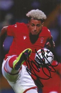 NOTTINGHAM FOREST: LYLE TAYLOR SIGNED 6x4 ACTION PHOTO+COA - Picture 1 of 1