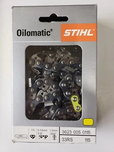 STIHL 3623 005 0115 MOTOSEGA OILMATICA 33RS 115 3/8" .050 115DL 36 pollici - Foto 1 di 4