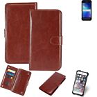 CASE FOR Samsung Galaxy XCover FieldPro BROWN FAUX LEATHER PROTECTION WALLET BOO